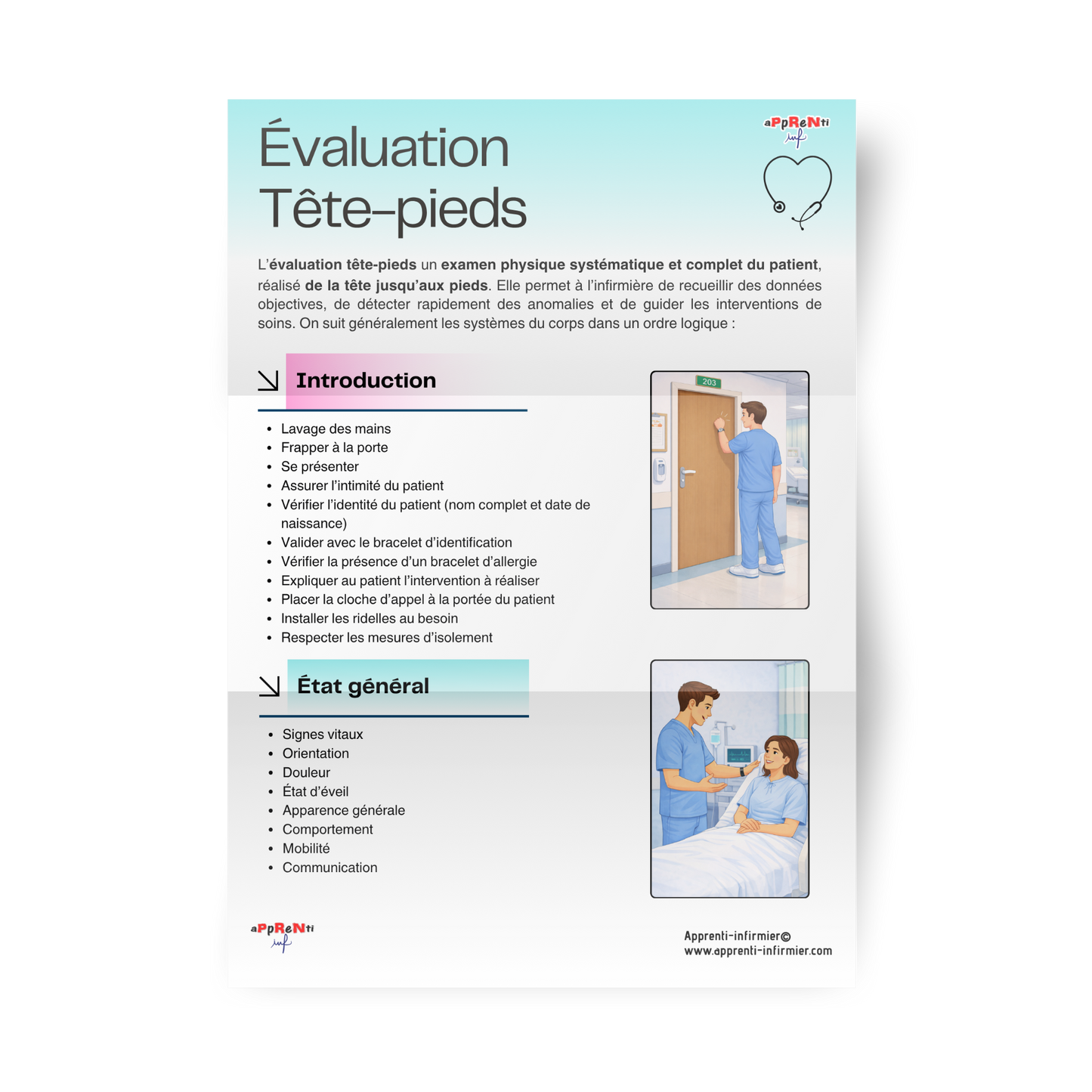 PDF Fiche informative "Évaluation Tête-pieds"