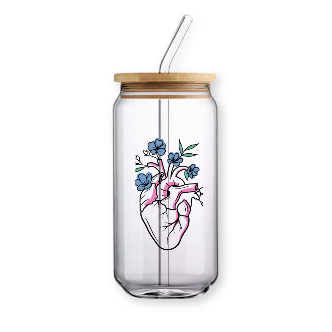 Verre canette "Coeur"