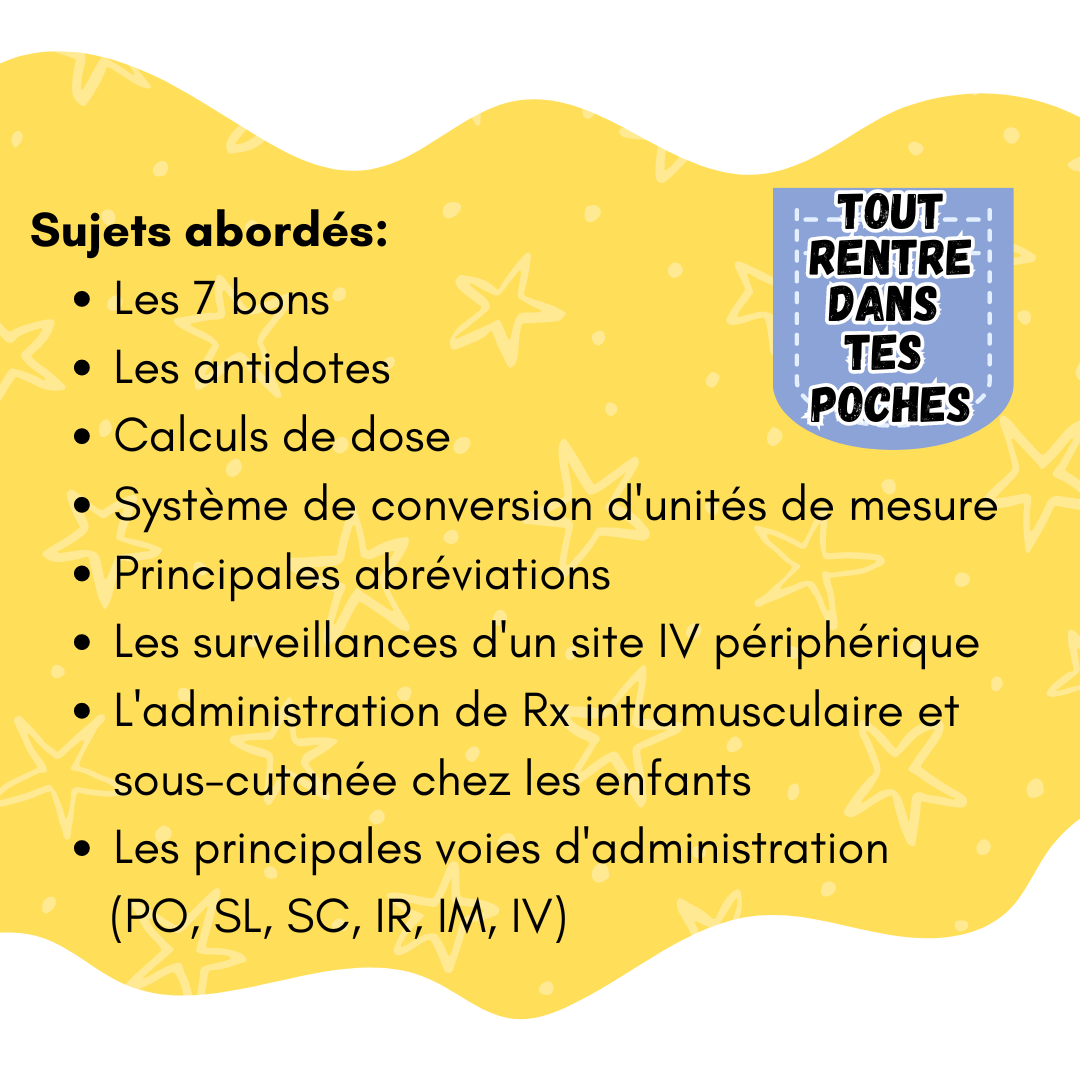 Surveillance de l'administration de Rx