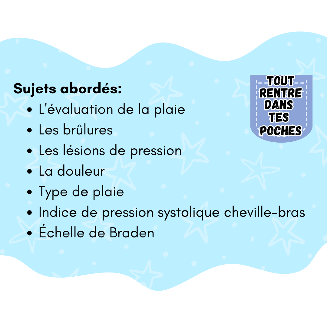 Évaluation des plaies