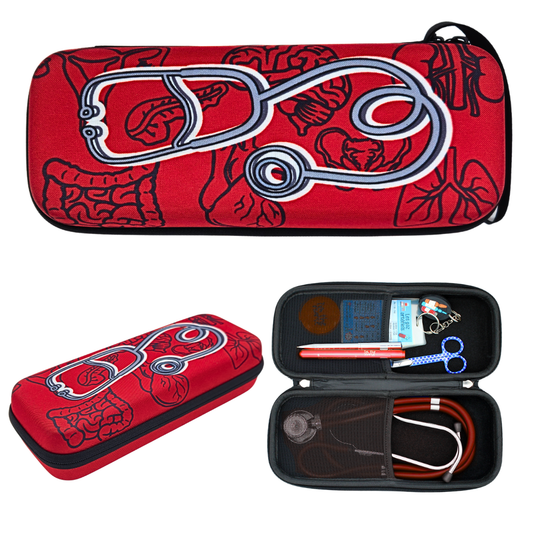Étui à stéthoscope Rouge