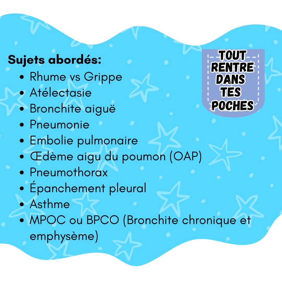 Pathologies du système respiratoire