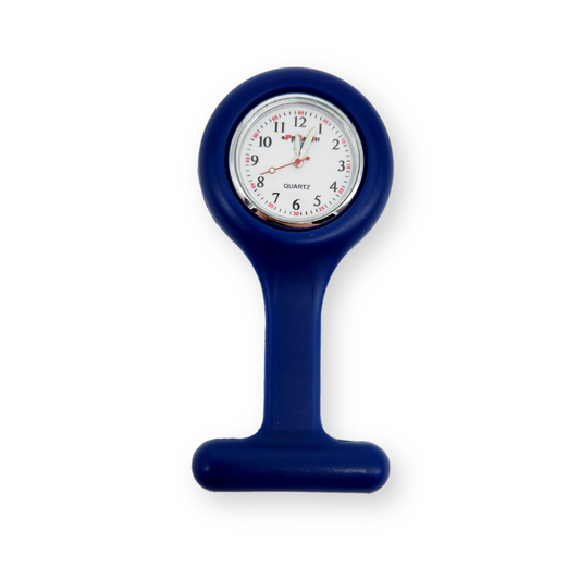Montre trotteuse avec broche Bleu Royal