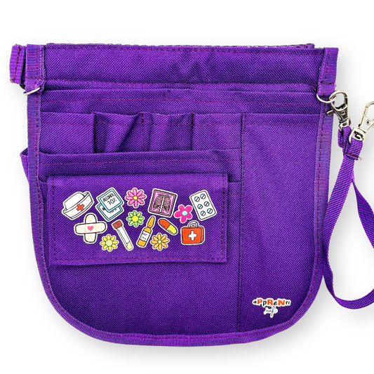 Sac banane "Mauve floral"