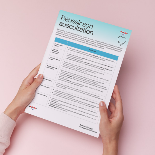 PDF Fiche informative "Réussir son auscultation"