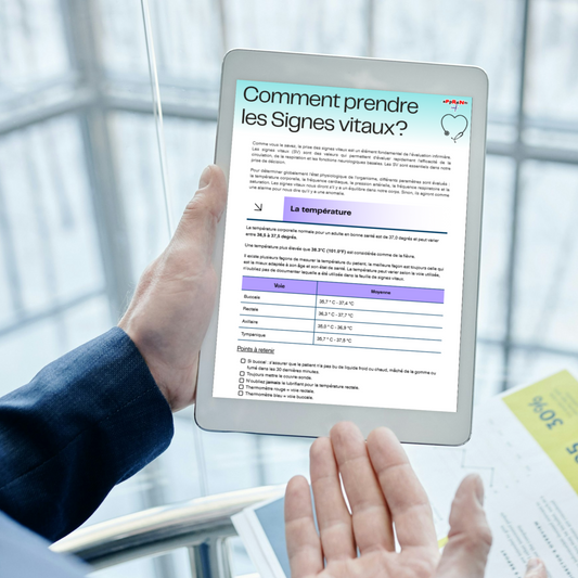 Fiche informative "Comment prendre les signes vitaux?"