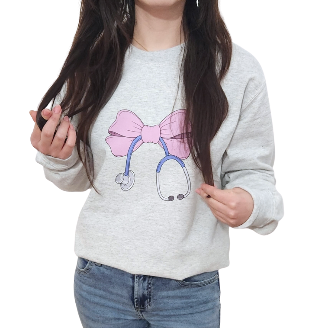 Chandail Crewneck "Rose Clinique"