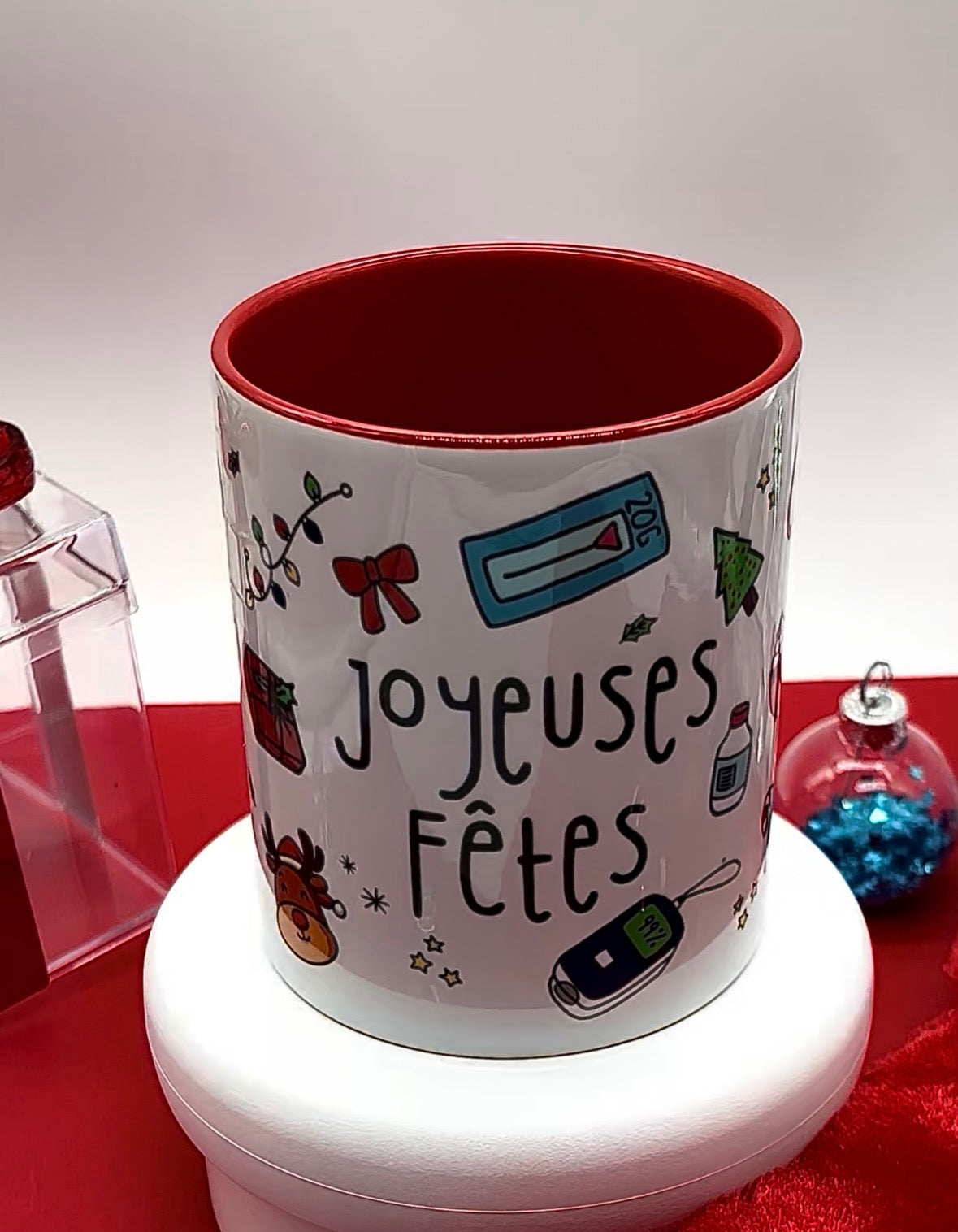 Tasse en céramique "Joyeuses Fêtes"