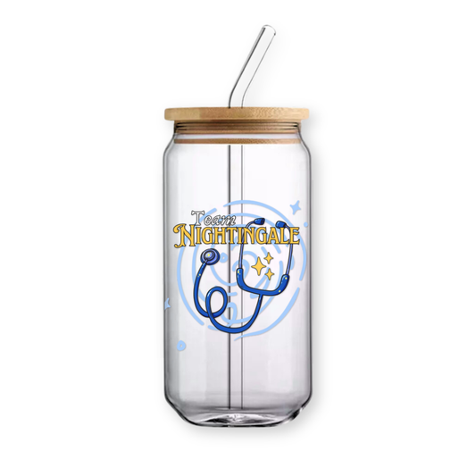 Verre canette "Team Nightingale"